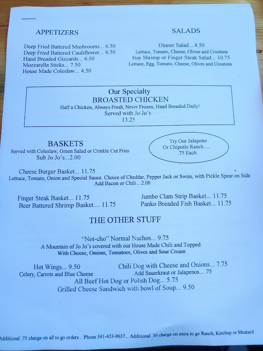 Manley's Tavern Menu - Image 3